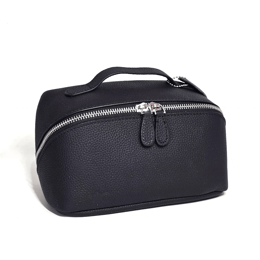 Trousse "Vanity" en Cuir Véritable